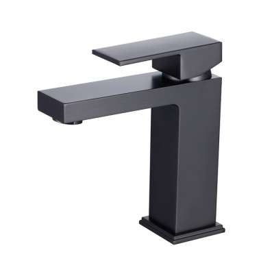 Modern bathroom single handle brass wash basin faucet